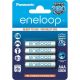 Blister 4 Pilas Eneloop AAA HR03 Recargables