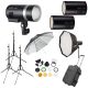 Kit Flashes Godox AD300Pro & AD100Pro -3 Flashes