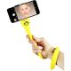 Palo Selfie para Smartphone flexible en amarillo